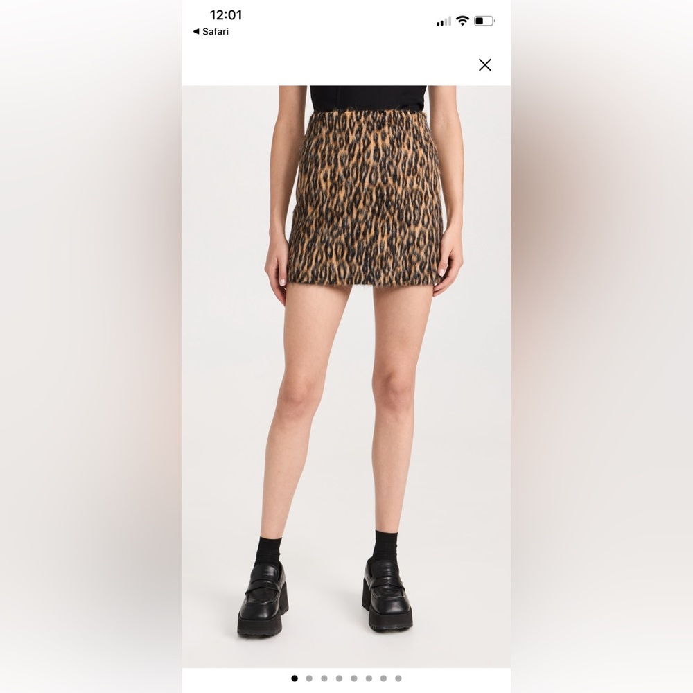 MSGM Leopard Skirt size 42